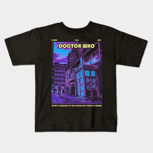 Doctor Who Night Vibe Retro Kids T-Shirt